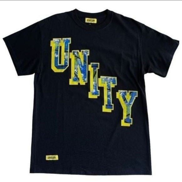 Other - Chinatown Market "UNITY" Graphic Shirt | Mens Medium | Black/Neon | Short Sleeve